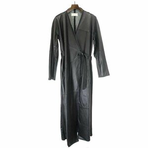 Maison Martin Margiela メゾン マルタン マルジェラ 1999AW 初期 leather lab coat レザーデニムコート ブラック サイズ:42 ITI4QJB6XBNA