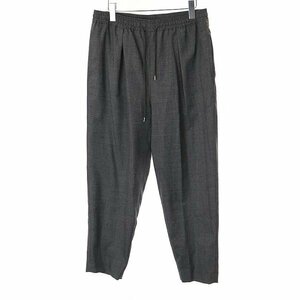 yoshio kubo ヨシオクボ 20AW MURAMASA TUCK PANTS ウールパンツ グレー サイズ:3 メンズ IT8XDGD0E9JC