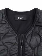 THE RERACS ザ リラクス Edition別注 18AW キルティングノーカラージャケット ブラック 46 IT77LM76J9IM_画像4