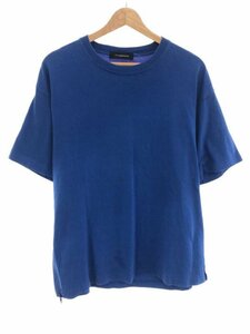 John UNDERCOVER ジョンアンダーカバー 17SS ZIPヨークCサテンTシャツ ブルー 3 ITXO9RRFO3C0