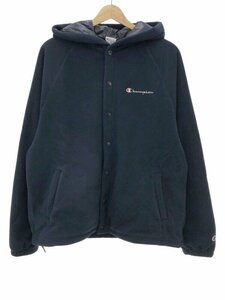 Champion チャンピオン スナップボタンフリースパーカー ネイビー M IT0CRIE4LS3O