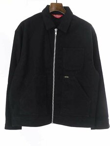 Supreme シュプリーム 22AW Moleskin Work Jacket モールスキンワークジャケット ブラック S IT8UJ295MUV4