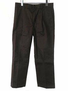 WACKO MARIA×Dickies ワコマリア ディッキーズ 22AW PLEATED TROUSERS トラウザーパンツ ブラウン S IT52LYW8YEJJ