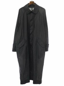 HED MAYNER ヘドメイナー 18AW TRENCH COAT ライトナイロントレンチコート ブラック S IT3V5GH95UXO