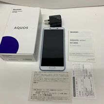 【美品】32GB SIMフリー AQUOS sense 2 SH-M08 AQUOS sense2 アーバンブルー　スマホ 本体_画像1