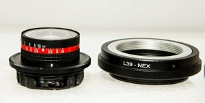 【改造レンズ】MINOXAR F2.8 35mm【ミノックス35 GT-E】のレンズをL39仕様に改造＋　L39-NEXアダプター【ソニーEマウント用レンズ】