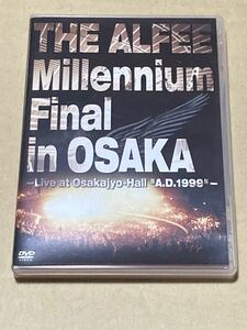 DVD THE ALFEE Millennium Final in OSAKA-Live at Osakajo-Hall A.D.1999 大阪　ライブ