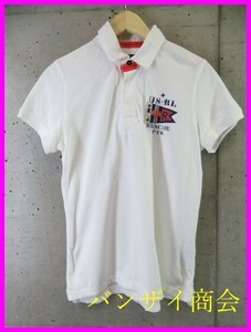 【送料300円可】6090m11◆人気◆Ralph Lauren ラルフローレン フラッグ 半袖ポロシャツ L/ジャケット/ブルゾン/マリン/ラガーシャツ/ゴルフ