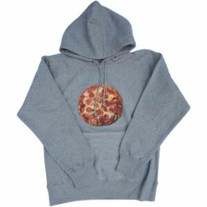 新品 I&ME PIZZA Men Parka ピザ プリント スウェット パーカー IAM15PRK01 アイアンドミー M グレー