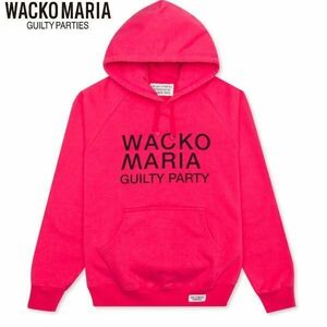 名作 WACKO MARIA GUILTY PARTY ロゴ スウェット パーカー ワコマリア S ピンク