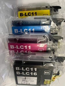 ブラザー用 LC11-16 4色自由選択セット互換インクカートリッジ 