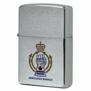 絶版/ヴィンテージ Zippo ジッポー 中古 1999年製造カナダ製造 カナダ軍 ミリタリーシリーズ 王立カナダ機甲軍団 [N]未使用・新品