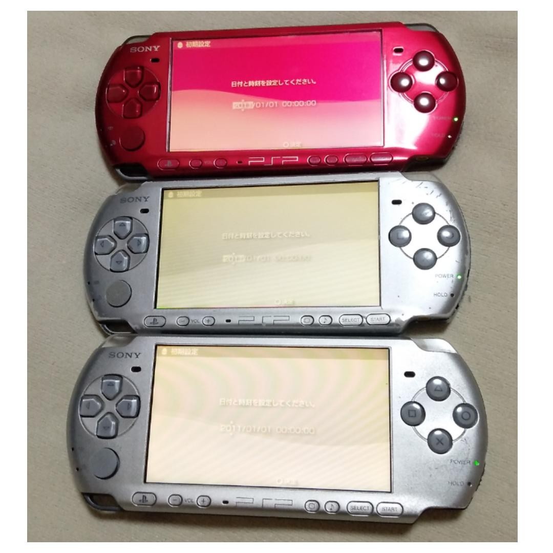 新しい到着 SONY ジャンク品 5台まとめ売り PSP3000番本体 携帯用 