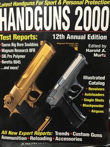 同梱取置 歓迎 古洋書「HANDGUNS 2000」銃鉄砲ピストル火薬武器兵器ハンドガンgundigest
