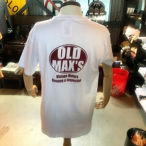 【再入荷】OLD MAX'S ロゴTシャツ ホットロッド バイカー ハーレーダビッドソン チョッパー