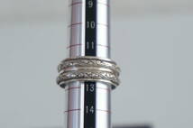 ZOCALO/ソカロ*12号*DOUBLE IVY SPINNING RING/ダブル・アイビー・スピニング・リング*指輪*シルバー*定価27,500円_画像7