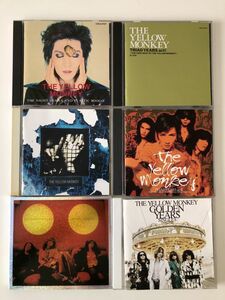 B18505　CD（中古）The Night Snails And Plastic Boogie+TRIAD YEARS ACT1+SICKS+他3枚　THE YELLOW MONKEY　6枚セット