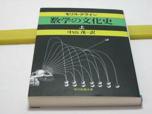 数学の文化史（上）　モリス・クライン　現代教養文庫・ユークリッドの「エレメンタ」射影幾何学　束の間の時を捉える微積分