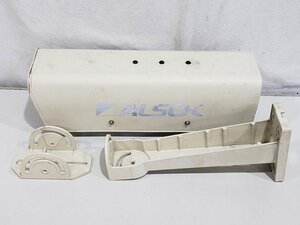 [中古] ALSOK 屋外ハウジング BC-H001-S 防犯カメラ保護 壁面ブラケット付き (3)