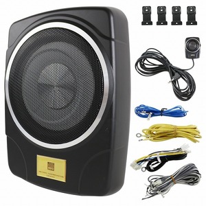  thin type subwoofer 300W deep bass tune-up subwoofer 25cm/250mm 10 -inch woofer car speaker amplifier Black Box . type 