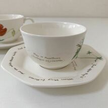 Noritake ノリタケ the country diary of an edwardian lady カップ&ソーサー 2客セット まとめて webb & bower ltd.1977 花柄 ビンテージ_画像3