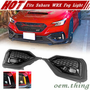 即納【ＳＵＢＡＲＵ・ＷＲＸ ＶＢ】 S4 VBH 左右セット 2022+ LED ウインカー フロント フォグランプ 交換タイプ