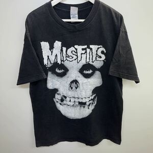 ◆超オススメ◆MISFITSビックプリントTシャツ ブラック　サイズL