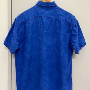 6色展開 フレンチリネン ボタンダウン プルオーバーシャツ ブルーの画像2