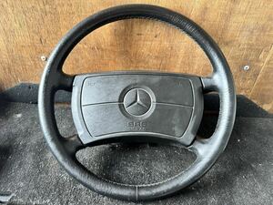 W124 S124 Benz E Class latter term original leather steering whee steering wheel Mercedes Mercedes Benz E300 Station Wagon 124290 124 464 06 28