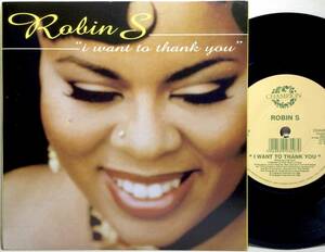 【英7】 ROBIN S / I WANT TO THANK YOU 名曲カバー 1994 UK盤 7インチシングルレコード EP 45 JUNIOR VASQUEZ ALLEN GEORGE DAVID MORALES