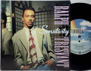 【独7】 RALPH TRESVANT / SENSITIVITY / B面インスト / 1990 ドイツ盤 7インチシングルレコード EP 45 NEW EDITION