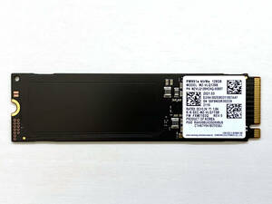 送料無料　サムスン・SAMSUNG　SSD　PM991a　NVMe　128GB　MZ-VLQ128B　MZVLQ128HCHQ　M.2　2280　エラーチェック済
