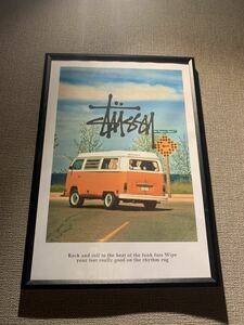  brand pop art A4 poster amount attaching postage included stussy