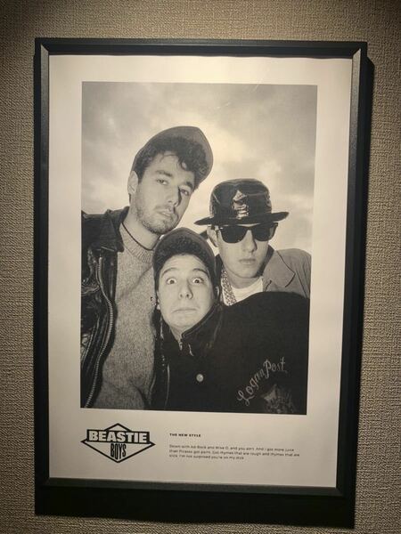 BEASTIE BOYS ビースティボーイズ A4 ポスター 額付き 送料込み ⅰ