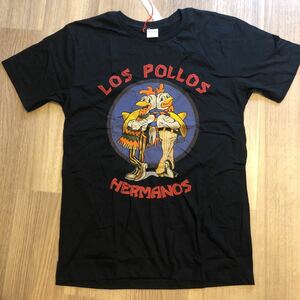 ブレーキングバッド　LOS POLLOS HERMANOS Tシャツ Lサイズ グスタボ(ガス)の表商売の店のロゴ