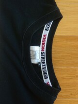 即決　VISION STREET WEAR Tシャツ　M サイズ　ブラック　スケーター 半袖 プリント_画像2