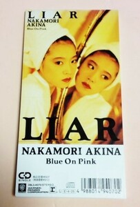 8cmCD 中森明菜 「LIAR / Blue On Pink」 状態良好