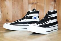 特価即決 即決【未使用】 CONVERSE ADDICT ★ CHUCK TAYLOR MATERIAL HI (US9/27.5cm) ★ コンバース チャックテイラー 星条旗 1CL881_画像2