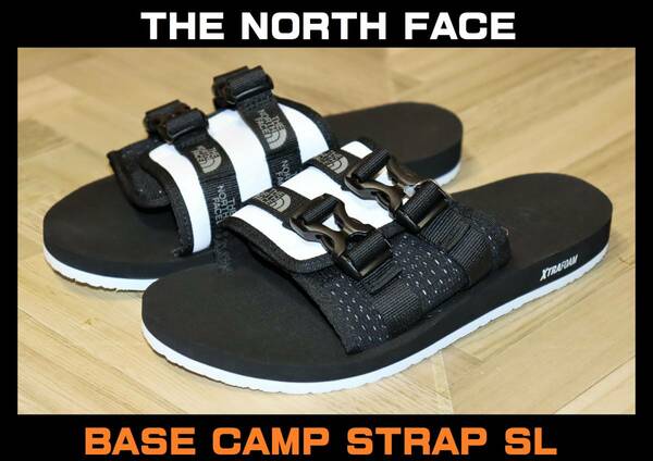 送料無料 即決【未使用】 THE NORTH FACE ★ BASE CAMP STRAP SL (US7/25cm) ★ ノースフェイス NF52053 ベースキャンプ サンダル 黒