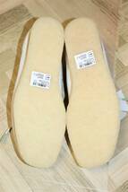 送料無料 即決【未使用】 CLARKS ORIGINALS ★ WALLABEE Off White Nbk (UK7.5 / EUR41.5 / US8.5) ★ クラークス ワラビー ホワイト _画像8