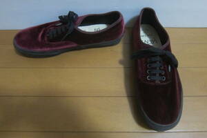 VANS for BEAUTY&YOUTH バンズ for ビューティー＆ユース V44CL LAUGH! 478441-0003 スニーカー ベロア 紫系 27.5㎝ O2308B