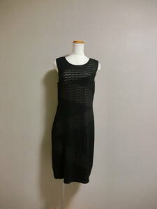  unused Calvin klein Calvin Klein beautiful line stretch One-piece black 10 large size 