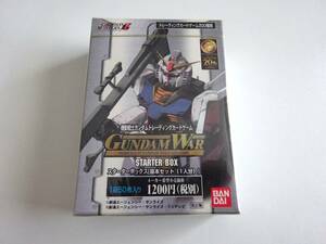 GUNDAM WAR Gundam War карты стартер box основной комплект 1.1999 год не использовался 