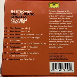 ベートーヴェン ピアノソナタ 全集 ウィルヘルム ケンプ 8CDの画像3