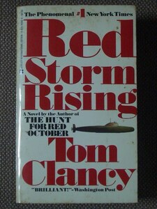 Red Storm Rising 著/ Tom Clancy ペーパーバック　Berkley Books　英語版。 ◆　ジャンク品　◆