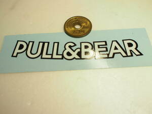 マルケス レプリカに！ 湾曲 PULL&BEAR ステッカー シールド用　ゆうパケット発送 送料￥210