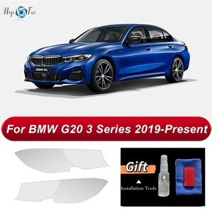 G20　用　車のヘッドライト保護フィルム透明 TPU ステッカー Bmw F30 F10 G30 G20 G32 F07 G11 F15 F16 G01 G02 G05 G06 F48