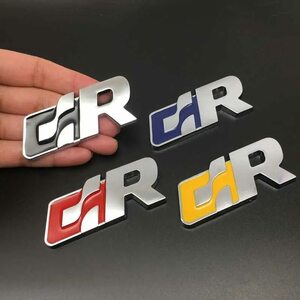 1個 R ロゴ車のステッカーエンブレムバッジリアトランクデカールフォルクスワーゲンゴルフパサートティグアン CC サジタルトゥアレグ SR GR