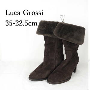 EB3250*Luca Grossi*ルカグロッシ*レディースブーツ*32-22.5cm*茶