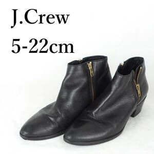 EB3290*J.Crew* J * Crew * lady's short boots *5-22cm* black 